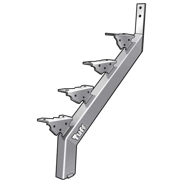 Stringer 4 Tread 3mm HDG Inground Pair